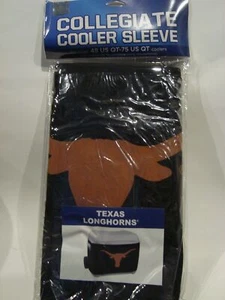 Collegiate Cooler Sleeve Texas Longhorns Fits Most Coolers 48 75 US QT New - Picture 1 of 4
