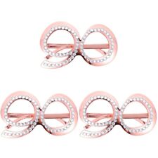  3 PCS Age Glasses Prom Accessories Photo Party 90th Gift Props