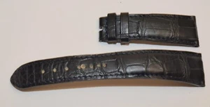 Authentic Patek Philippe Genuine Dark Navy Blue watch strap 21 x 16mm, 64+122mm - Picture 1 of 2