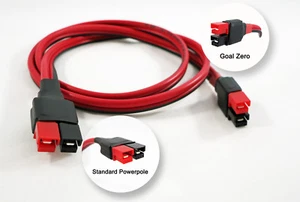 3' 36" Adapterkabel passt GOAL ZERO® und Anderson Powerpole 45A Fuß im Kabel - Bild 1 von 3