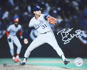 Foto firmada 8x10 BRET SABERHAGEN - Kansas City Royals MLB - #1 AUTO - Imagen 1 de 1