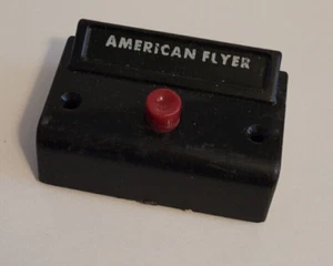 BOTÓN CONTROL REMOTO MULTIUSO AMERICAN FLYER LINES original negro y rojo C-6 - Imagen 1 de 6