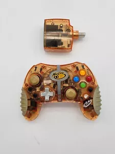 Original Xbox Mad Catz Wireless Controller/Receiver 4856 Clear Orange UNGETESTET - Bild 1 von 7