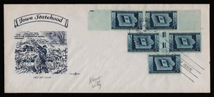 #942 3c Iowa Statehood, Pent Arts #10 FDC **ANY 5=FREE SHIPPING** - Picture 1 of 1
