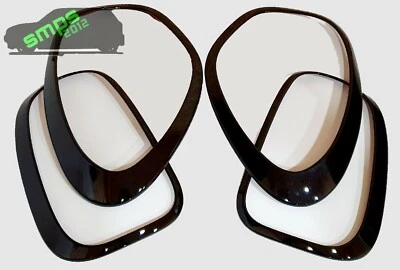 Mini R60 Countryman Coprifari e fanali posteriori pianoforte nero lucido anteriore e posteriore - Immagine 1 di 3