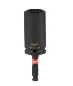 Toma de 12 puntos Milwaukee 2 en 1 Shockwave Lineman's 15/16"" y 1 1/8"" 49-66-5124 - Imagen 1 de 7
