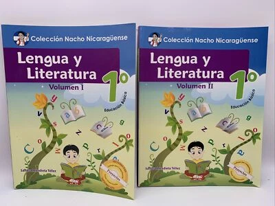 Lengua y Literatura Volumen I & II, 1st Grado, Spanish, Like NEW, Homeschool - Image 1 of 4