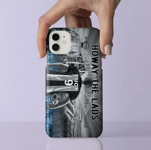 Personalisierte Newcastle iPhone Hülle Fußball Hart Handy Cover Herren Geburtstag Geschenke - Bild 1 von 9