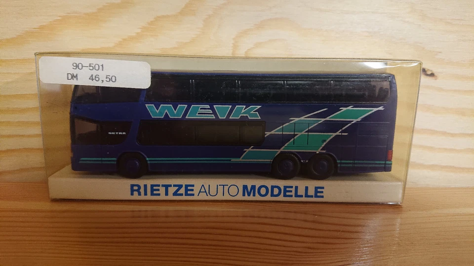 61# Rietze incl.Anbauteilen H0 1:87 Setra Reisebus Doppeldecker Weik - Bild 1 von 1