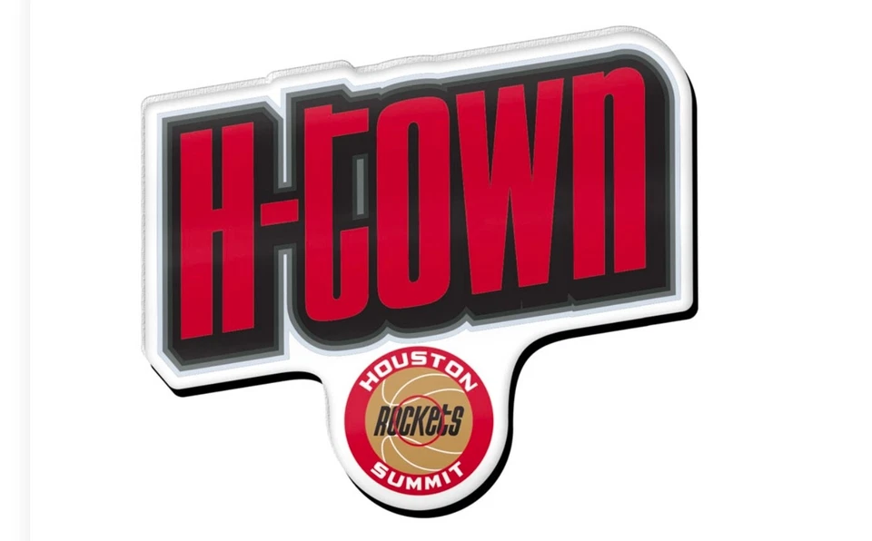 2024 NBA Houston Rockets City Edition Logo Pin NBA Cup - Image 1 of 1