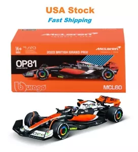 McLaren F1 Team #81 Oscar Piastri Formula One F1 British GP (2023) Bburago 1:43 - Picture 1 of 11