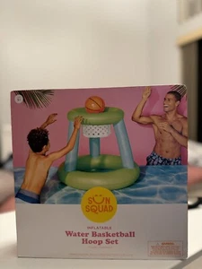 Sun Squad Inflatable Basketball Hoop Set - 30 in x 36 in - Water Activity - Picture 1 of 2