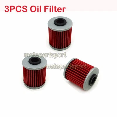 3x Filtro de aceite para Kawasaki KX450F 2016 KX250 2006 2007 2008 KX250F 2004-2015 Foto 1 de 4