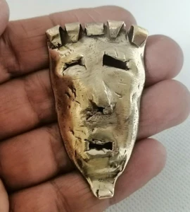 Rarissimo ciondolo antico amuleto vichingo bronzo manufatto autentico incredibile - Foto 1 di 11
