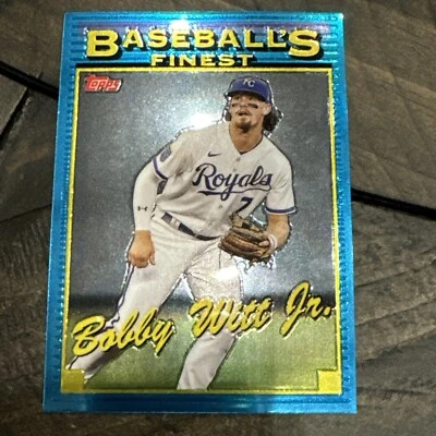 2024 Topps Finest Bobby Witt Jr #93-15 Kansas City Royals - Image 1 of 2