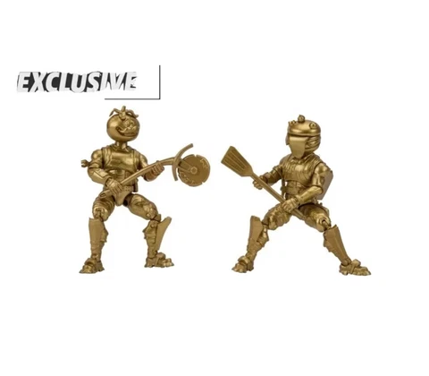SDCC 2023 Jazwares "Vending Machine" Fortnite 2-Pack Gold Beef Bro & Tomatohead Cover