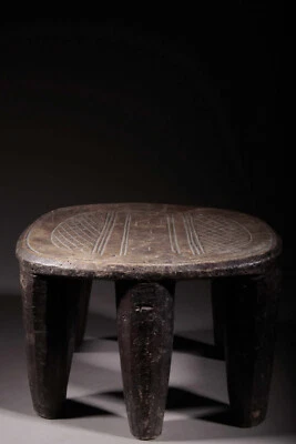 art africain Tabouret Nupé 121 - Photo 1/4