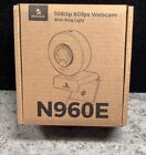 Sealed NexiGo N960E 1080P 60FPS Webcam with Ring Light