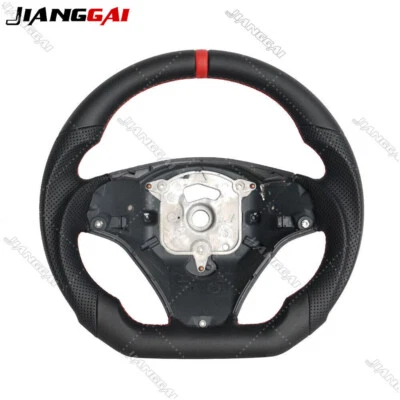 Full Leather Steering Wheel For BMW E90 E92 E93 M3 328i 335i Manual 2008-2013 - Image 1 of 4