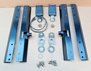 BMW E21 320iS OEM Recaro Seat Adapter Mounting Brackets + hardware - Picture 1 of 15