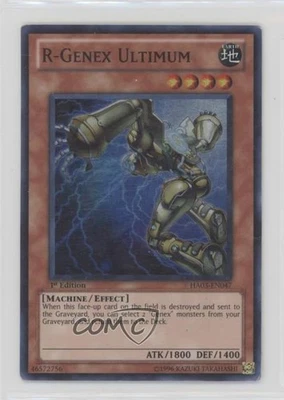 R-Genex Ultimum 1st Ed. YuGiOh Hidden Arsenal 3 #HA03-EN047 2010 - Image 1 of 2