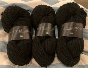 Lot of 3 Nightshades American Cormo Yarn by Harrisville Designs Stiletto 3124 - Picture 1 of 6