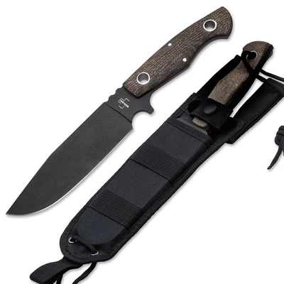 BÖKER PLUS® Rold SK-5 Outdoor-Messer Full-Tang Micarta Bushcraft Grün - 02BO293 - Bild 1 von 4