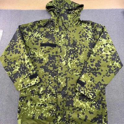 Chaqueta de lluvia danesa M84 HMAK 1997 para hombre mediana camuflaje combate bosque militar Foto 1 de 4