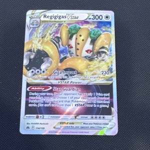 Juego de cartas coleccionables Pokémon Regigigas VSTAR Crown Zenith 114/159 Holo ultra raro - Imagen 1 de 6