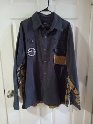 Chaqueta camuflada vintage Wu Wear Outfitters Desert Storm XL 90 azul pizarra Foto 1 de 4