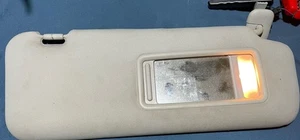 MAZDA CX-9 Right Passenger Side Sun visor OEM Beige Cream Light Mirror 2010-2015 - Picture 1 of 8