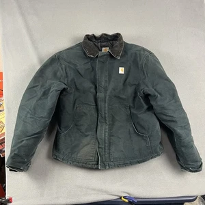 Carhartt Jacke Herren 48 schwarz gesteppt gefüttert Arctic Full Zip Outdoor Workwear - Bild 1 von 8