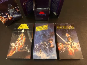 1992 VHS STAR WARS Trilogy Box Set Original Theatrical Unaltered CBS FOX VTG - Picture 1 of 8