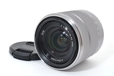 [Near Mint] Sony SEL1855 18-55mm f/3.5-5.6 E-Mount Lens Silver  from Japan - image 1 of 4