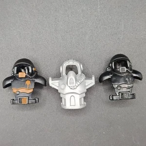Imaginext Sky Racers Lote de 3 Cascos de Piloto Portaaviones Armadura - Imagen 1 de 4