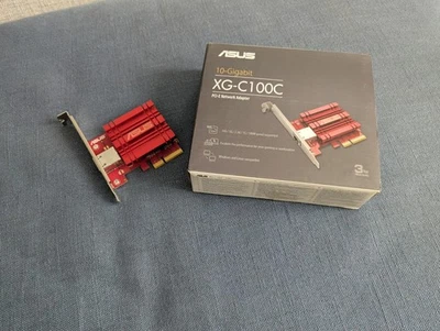 Scheda di rete 10GBASE-T PCIe ASUS XG-C100C - Immagine 1 di 2