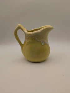 Vintage Keramik gelb 4 Zoll Krug - Bild 1 von 5