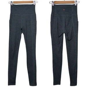 Manduka Essential Yoga Legging Women’s XS Heather Gray Full Length High waist - Picture 1 of 16