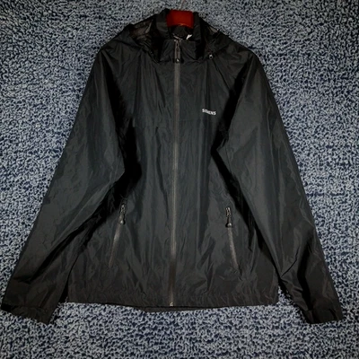 Siemens Port Authority Windbreaker Hoodie Jacket Men's M Mesh Lined Black NEW - Image 1 of 4