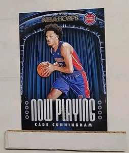 2021-22 NBA Hoops Cade Cunningham RC #1 Rookie Now Playing Detroit Pistons L1 - Picture 1 of 1
