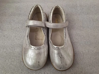 See Kai Run Girls Mary Jane II Silver  Shoes Size 2 Youth  - Image 1 of 4