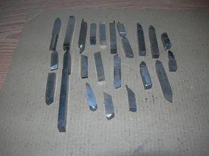 LOT OF 20 (5/16") HSS & 4CARBIDE  LATHE  BITS SOME ARE PRE-CUT VARIOUS POINTS - Picture 1 of 8