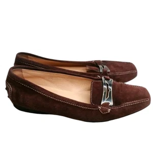 Braune TODS Wildleder Halbschuhe Größe 5,5 - Bild 1 von 8