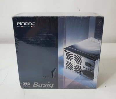New/Sealed Antec Basiq BP350 350W ATX12V v2.01 Power Supply - Image 1 of 4