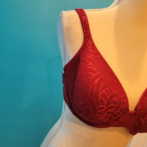 36D ROT Bügel VANITY FAIR Body Glanz Full Coverage BH #75298 - Bild 1 von 7