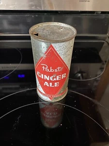 Pabst Ginger Ale Soda Flat Top 10 oz. Soda Can PreZip - Picture 1 of 5