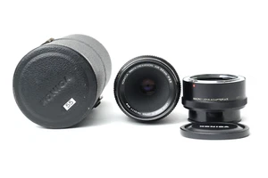 Konica Macro Hexanon AR 55mm f/3.5 MF Lens + Macro Lens Adapter AR ***READ*** - Picture 1 of 19