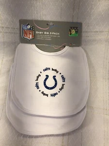 NFL Indianapolis Colts Infant Baby Saliva Feeding Teething Bib Bibs Unisex - Imagen 1 de 7