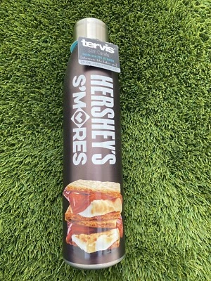 NUEVO Tervis 25oz Hershey's S'mores Marrón Delgado Botella de Agua Acero Inoxidable Tapa Tornillo Foto 1 de 4