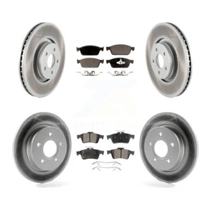 Front Rear Coated Disc Brake Rotors And Semi-Metallic Pads Kit For Ford Focus ST - Picture 1 of 2